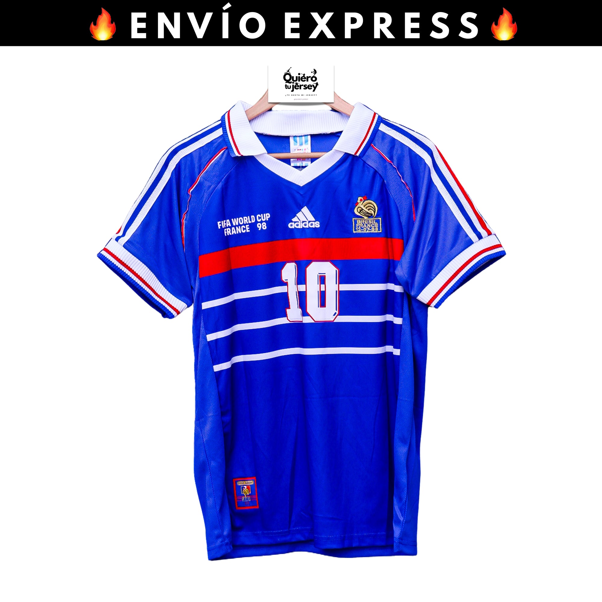 Francia Mundial 1998 - Zidane #10